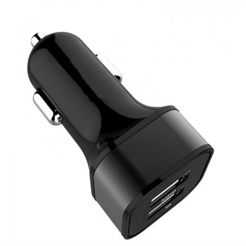 VIKEFON Car Charger 4.8A Fast Usb Charger Car-Charger For Mobile Phone Tablet GPS Dual USB Mini Car Phone Charger Adapter in Car