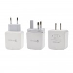 Fast Charging QC 3.0 EU UK US Plug AC 5V 2.4A Universal USB Universal Charger Travel For Android Ios for iphone Samsung Huawei