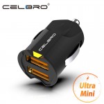 Smallest Mini USB Car Charger Adapter 2A Car USB Charger Mobile Phone Dual USB Car-charger Auto Charge 2 port for iPhone Samsung