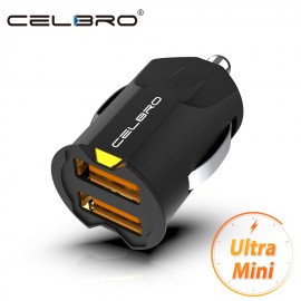 Smallest Mini USB Car Charger Adapter 2A Car USB Charger Mobile Phone Dual USB Car-charger Auto Charge 2 port for iPhone Samsung