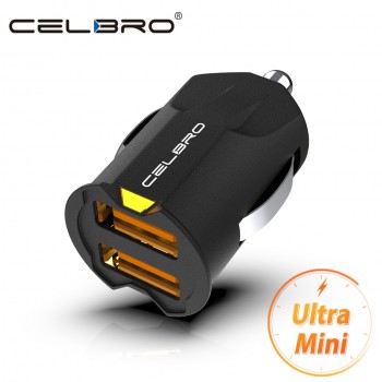 Smallest Mini USB Car Charger Adapter 2A Car USB Charger Mobile Phone Dual USB Car-charger Auto Charge 2 port for iPhone Samsung