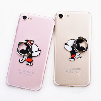 New 1 Piece Cute Cartoon cute mobile phone holder Stand Rings High Quality Metal Phone Finger Ring
