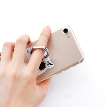 New 1 Piece Cute Cartoon cute mobile phone holder Stand Rings High Quality Metal Phone Finger Ring