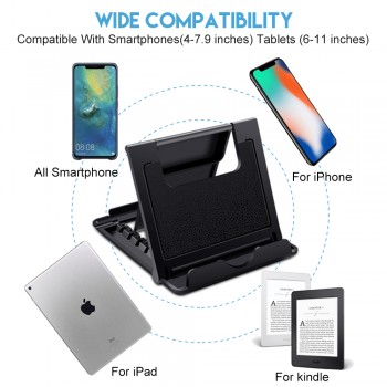 Ascromy Mobile Phone Stand Desk For iPhone X 8 Plus 7 6 Xiaomi OPPO Find X Samsung S8 Cell Holder iPad Pro 11 2018 Tablet Stand