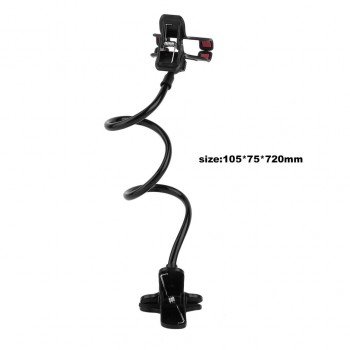 Lazy Shelf Bedside Mobile Phone Holder Clip For Smart Phone Adjustable Stand Holder Desk Long Bending Foldable Support ND998