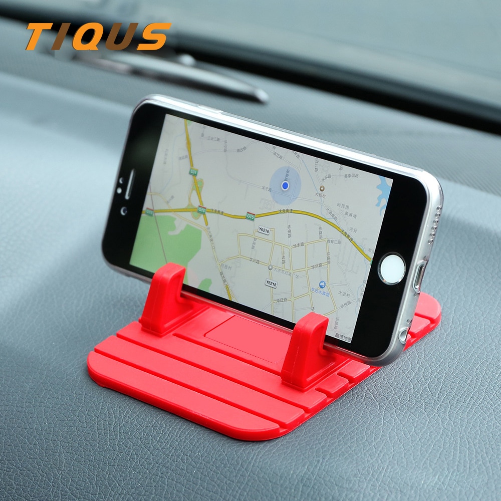 Car Phone Holder Universal Silicone Mount Mobile Smart Phone GPS Stand Bracket For iphoneX XR XS 6 6s 7 8 Plus Telephone On Desk