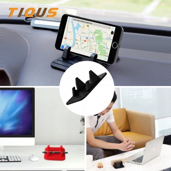 Car Phone Holder Universal Silicone Mount Mobile Smart Phone GPS Stand Bracket For iphoneX XR XS 6 6s 7 8 Plus Telephone On Desk
