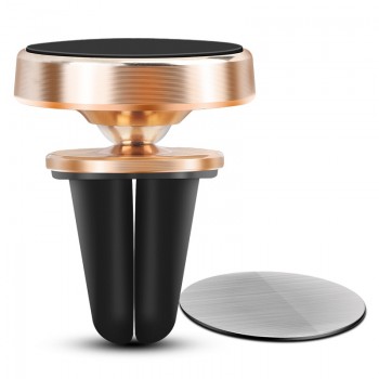 Universal Car Phone Holder 360 Degree Magnetic Air Vent Mount Mobile Smartphone Stand Magnet Support Cell Cellphone in Car GPS