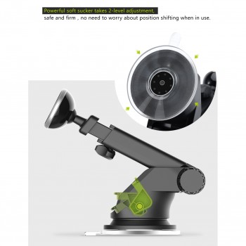 Baseus Telescopic Car Phone Holder For iPhone Xs Max X 8 Car Windshield Dashboard Mount Magnetic Cell Mobile Phone Holder Stand