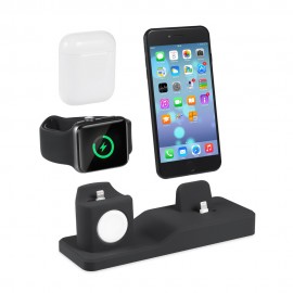 AIYIMA 3 in 1 Charging Dock For iPhone X XR XS Max 8 7 6 Apple Watch Airpods Charger Holder iWatch Mount Stand Dock Station
