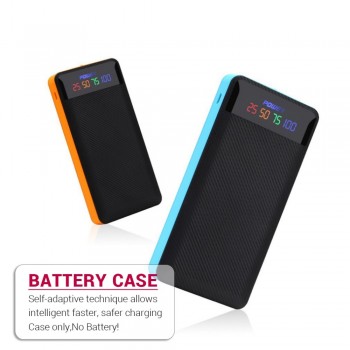 Power Bank Shell Digital Display DIY Welding Power Bank Case Shell Module Kits Powered By 4pcs 18650 Batteries(not inluded)