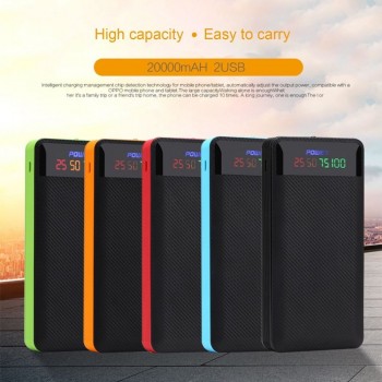 Power Bank Shell Digital Display DIY Welding Power Bank Case Shell Module Kits Powered By 4pcs 18650 Batteries(not inluded)