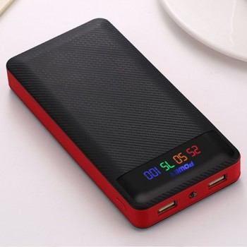 Power Bank Shell Digital Display DIY Welding Power Bank Case Shell Module Kits Powered By 4pcs 18650 Batteries(not inluded)