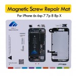 Magnetic Screw Mat For iPhone X 8 7 6S plus LCD Screen Opening Tools Professional Repair Work Pad with Screw Location for 7plus