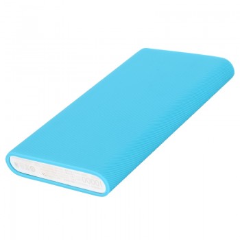 For Xiaomi Power Bank 2 10000 mAh Soft Silicone Protective Anti-slip Case External Battery Cover Screw Thread Colourful Skin