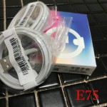 10Pcs/lot Newest 1m/3ft  AAAAA+ quality E75 Cable Chip OD 3.0mm For iPhone X 8 7 SE 5 5S 6 6s plus with Color packaging