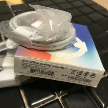 10Pcs/lot Newest 1m/3ft  AAAAA+ quality E75 Cable Chip OD 3.0mm For iPhone X 8 7 SE 5 5S 6 6s plus with Color packaging