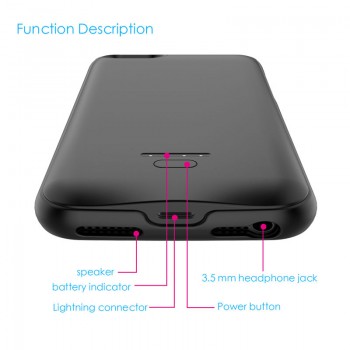 Slim shockproof battery charger case for iPhone 5 5S SE SE2 2018 5C External charger Cover ultra Backup power bank Charging case