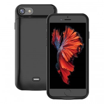 New 5000/7200mAh Smart Magnetic Back TPU Bumper External Power Bank Pack Battery Charger Case Cover For iPhone 6 6s 7 8 Plus