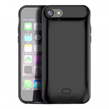New 5000/7200mAh Smart Magnetic Back TPU Bumper External Power Bank Pack Battery Charger Case Cover For iPhone 6 6s 7 8 Plus