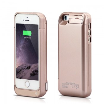 GagaKing 4200mAh battery case for iphone SE 5 5s 5c  External power bank Charger pack backup High quality adapter 7 colors