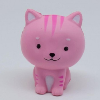 Cute Simulation Cartoon Cat Squishy Slow Rising Simulation Squeeze Decompression Kawaii Squish Toy Stress Reliever Phone Strap