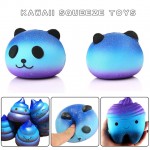 Squishy Panda Hand Squeeze Toys Phone Accessories Cute Funny PU Stress Relief Starry Reduced Pressure Squishi Animals