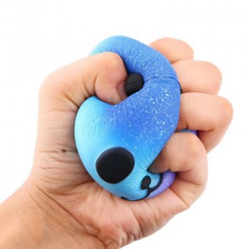 Squishy Panda Hand Squeeze Toys Phone Accessories Cute Funny PU Stress Relief Starry Reduced Pressure Squishi Animals