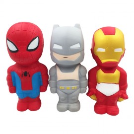 Super Hero Squishy Slow Rising Iron Man Spiderman Squishies Toy Jumbo Squeeze antistress Relief Toys Phone Strap For Kid