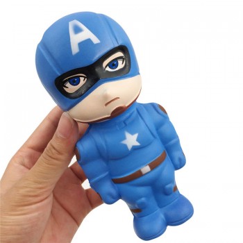 Super Hero Squishy Slow Rising Iron Man Spiderman Squishies Toy Jumbo Squeeze antistress Relief Toys Phone Strap For Kid