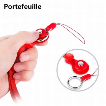 Portefeuille Detachable Cell Phone Neck Lanyard For iPhone 7 Plus 8 6S Samsung Xiaomi Strap Keys Mobile ID Badge Holder Keychain