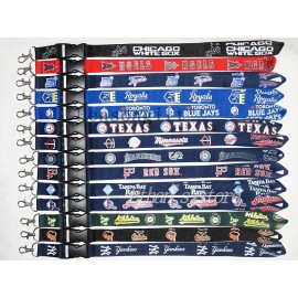 Hensongift Baseball  Keychains Lanyard Badge Holders MLB Mobile Phone Neck Straps