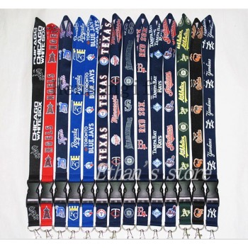 Hensongift Baseball  Keychains Lanyard Badge Holders MLB Mobile Phone Neck Straps
