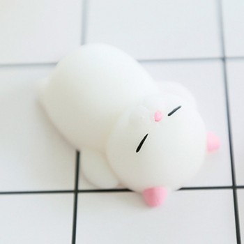 Lovely Soft Cat Squishy Healing Squeeze Fun Kid Toy Gift Stress Reliever Decor Mobile Phone Straps