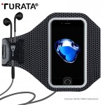Turata Universal Sport Running Arm Band For iPhone 5 5S SE 6 6S 7 Plus Reflective Mobile Phone Holder Pouch Wallet Case T30