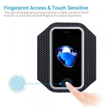 Turata Universal Sport Running Arm Band For iPhone 5 5S SE 6 6S 7 Plus Reflective Mobile Phone Holder Pouch Wallet Case T30