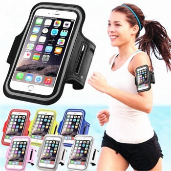 armband 5.5 Inch Gym RunningJog Case jogging cell clamp Mobile Phone Arm band Holder Case on hand Comfortable breathable for HTC