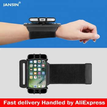 Jansin Sports Armband Case for iPhone X XS XR 8 7 8 Plus 7 Plus Wrist Running Sport Arm Band Bag for 4-6 inch Phone Devices