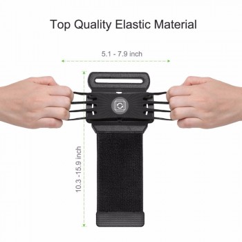 Jansin Sports Armband Case for iPhone X XS XR 8 7 8 Plus 7 Plus Wrist Running Sport Arm Band Bag for 4-6 inch Phone Devices