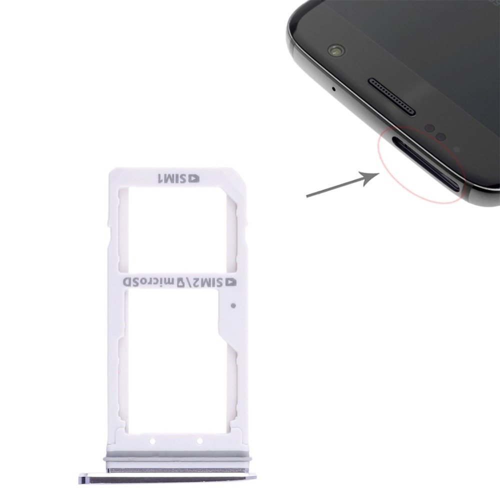Dual SIM Card Tray / Micro SD Card Tray for Galaxy S7 / S7 Edge