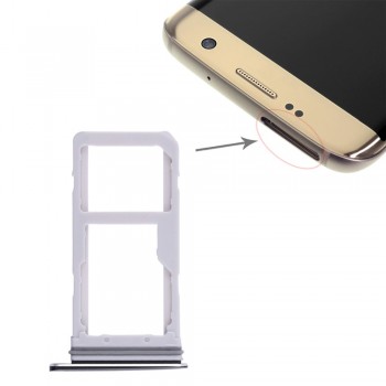 Dual SIM Card Tray / Micro SD Card Tray for Galaxy S7 / S7 Edge