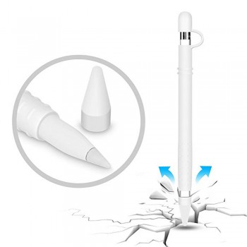 touch screen stylus pen Magnetic Sleeve Soft Silicone Holder Grip Set For Iphone Pencil thin capacitive stylus Drop Shipping