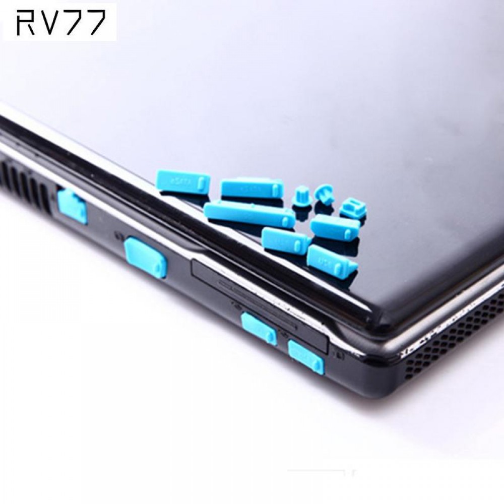 New Hot Sell Luxury 13Pcs/set Generic Silicone Anti Dust Plug Cover Fashion Brand laptop usb dust plug