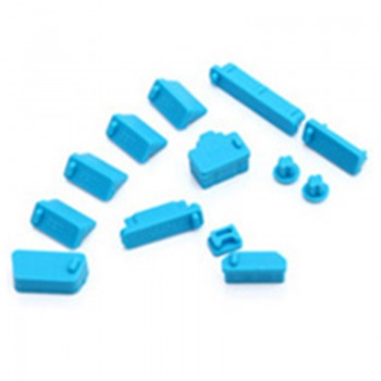 New Hot Sell Luxury 13Pcs/set Generic Silicone Anti Dust Plug Cover Fashion Brand laptop usb dust plug