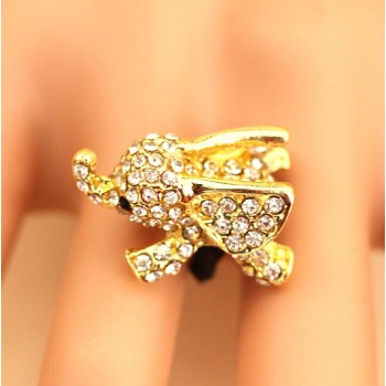 Cute Dumbo Design With Diamond  Mobile Phone Ear Cap Dust Plug For Iphone For Samsung And All 3.5mm Earphone Dust Plug