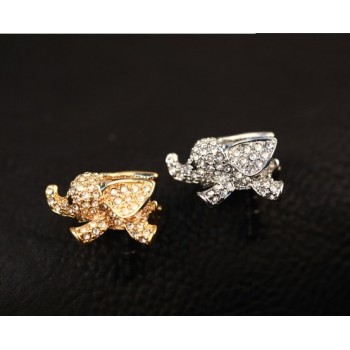 Cute Dumbo Design With Diamond  Mobile Phone Ear Cap Dust Plug For Iphone For Samsung And All 3.5mm Earphone Dust Plug