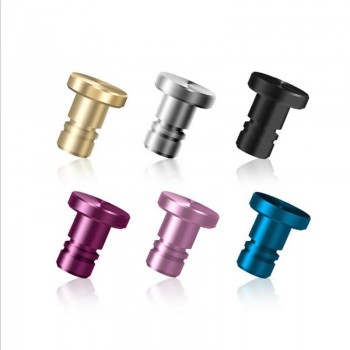 Mini Aluminum Alloy Mobile phone PC Latop Aux 3.5 Dust Plug Set Earphone Jack Plug Anti Phone Accessories for iPhone 5 5S 6 plus