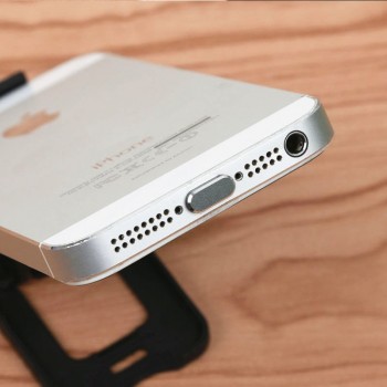 Siancs Aluminium Alloy Dust Plug Mobile Phone Charge Port Stopple for Apple IPhone 4 5 5s 6 6s 7 8 X Plus Silver Black Gold Rose
