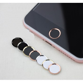 Hot Aluminum Touch ID Home Button Sticker For iPhone 8 7 7 6 6s Plus 5s Support for Fingerprint Identification Unlock Touch Key