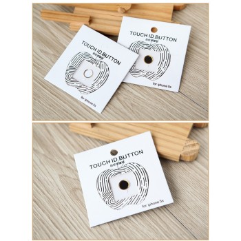 Hot Aluminum Touch ID Home Button Sticker For iPhone 8 7 7 6 6s Plus 5s Support for Fingerprint Identification Unlock Touch Key